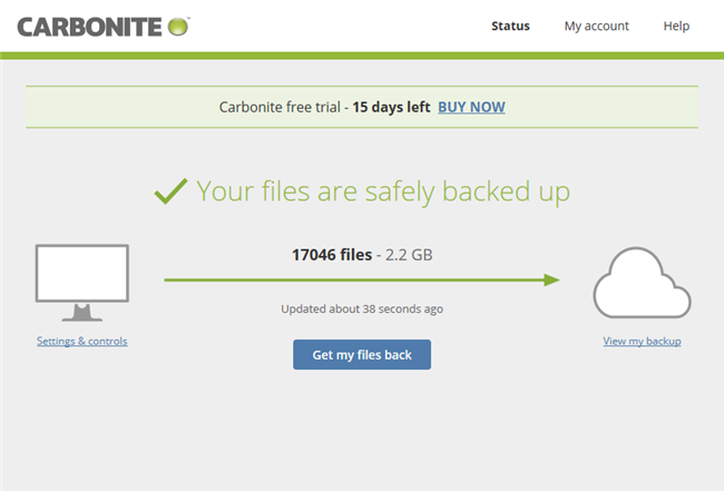 Carbonite application