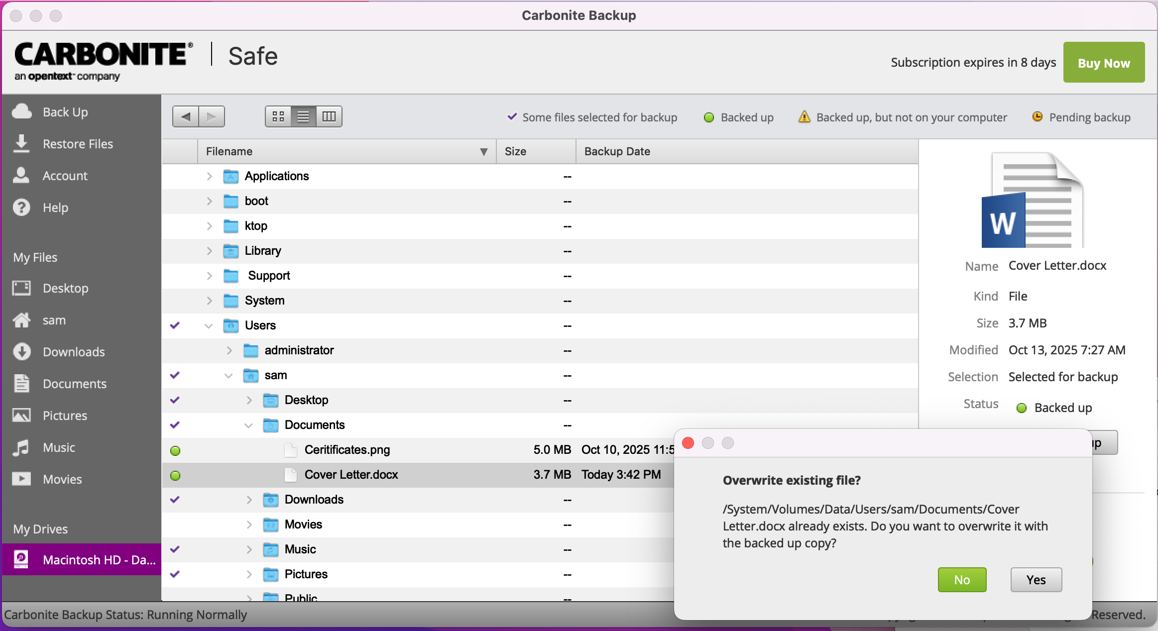 Carbonite Support Knowledge Base