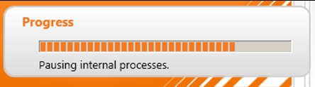 Database Restore Progress Bar