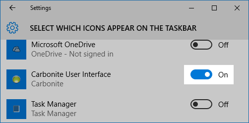 Carbonite Icon