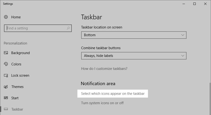 Show the Carbonite Icon