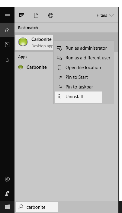 Windows 10: Start Menu
