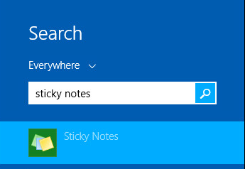 Open Sticky Notes