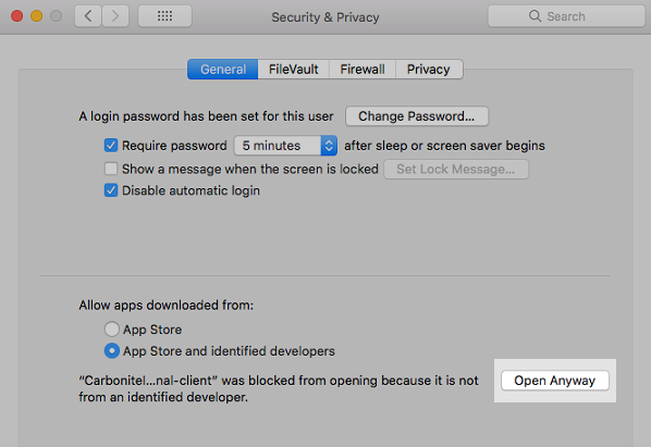 macOS Security & Privacy: Open Anyway