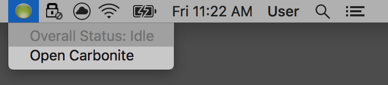 Carbonite 2.x Menu