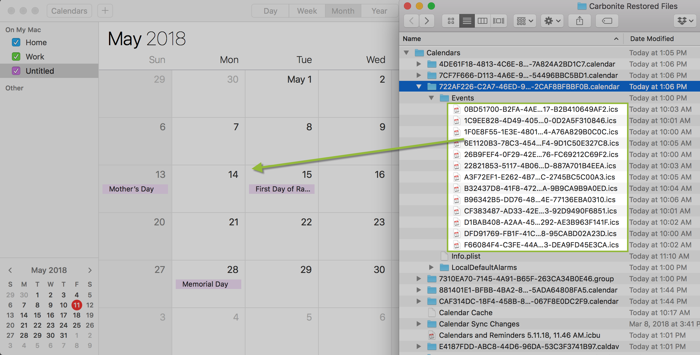 Drag And Drop To iCal