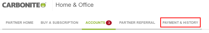 Payment Information Link