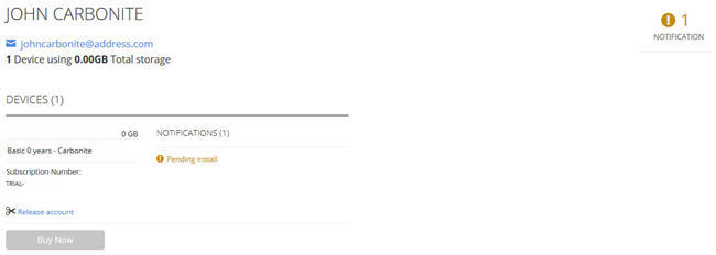Partner Portal: Account information