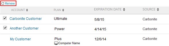 Partner Portal: Renew