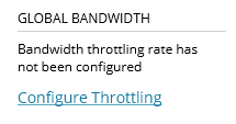 Bandwidth Management
