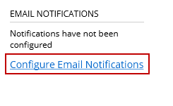 Configure Email Notifications