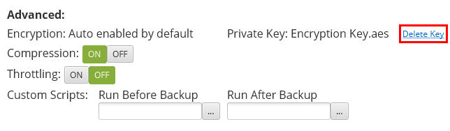 Delete Encryption Key