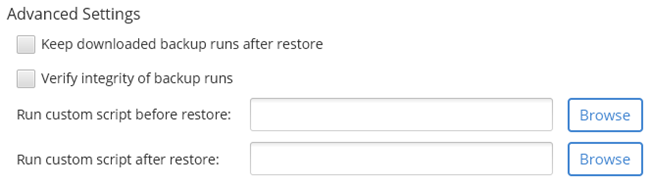 Advanced Settings