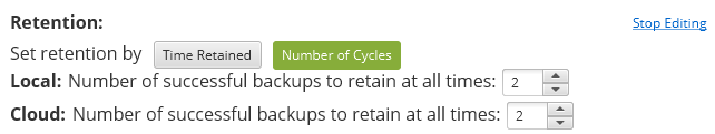 Retention cycle