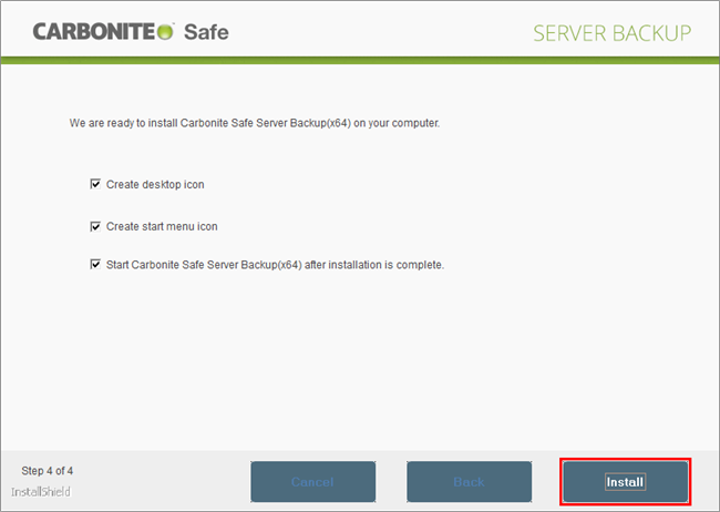 Confirm Installation