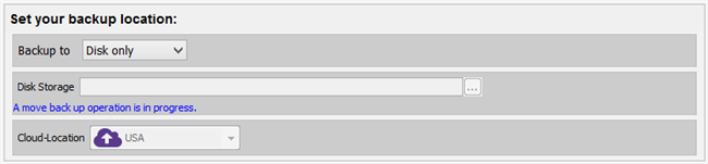 During Moving Backups