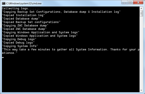 Collecting Log Files