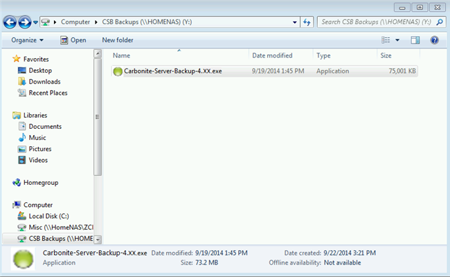 Downloaded Executable