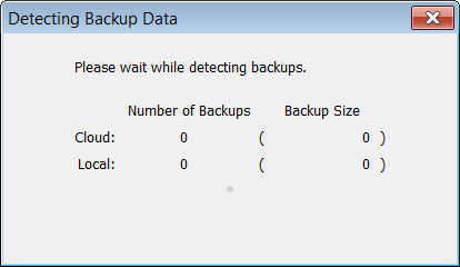 Scan Backup Runs