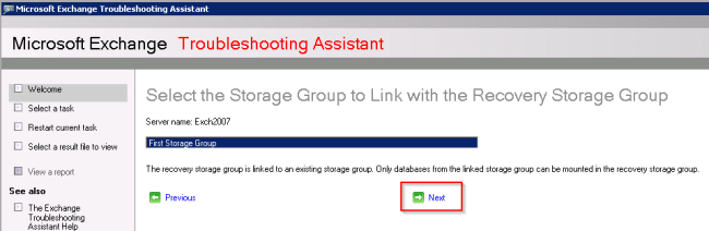 Select Storage Group