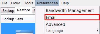 Email Preferences