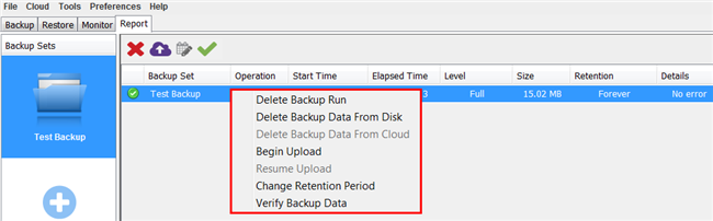 Task Options