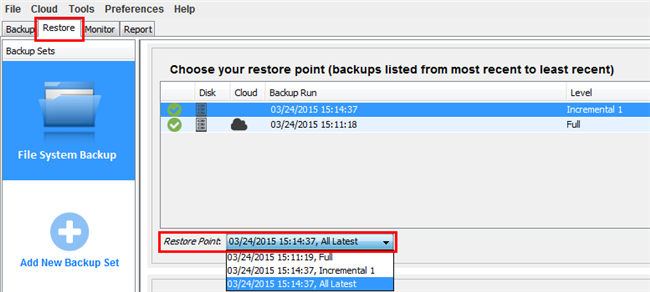 Restore Point