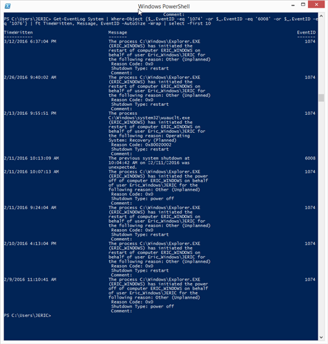 Windows Powershell