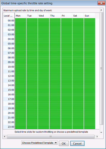 Time Specific Throttling
