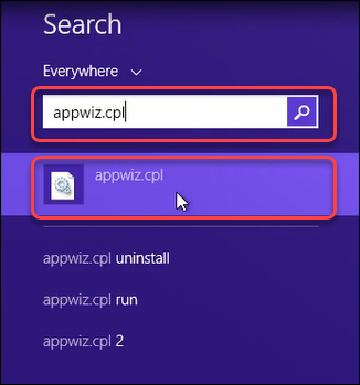 appwiz.cpl